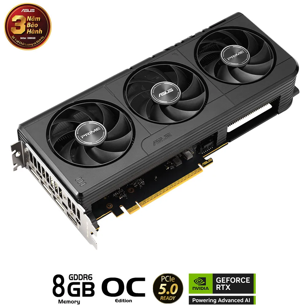 VGA ASUS Prime RTX 5050 8GB GDDR6 OC Edition (PRIME-RTX5050-O8G) - Ảnh 3