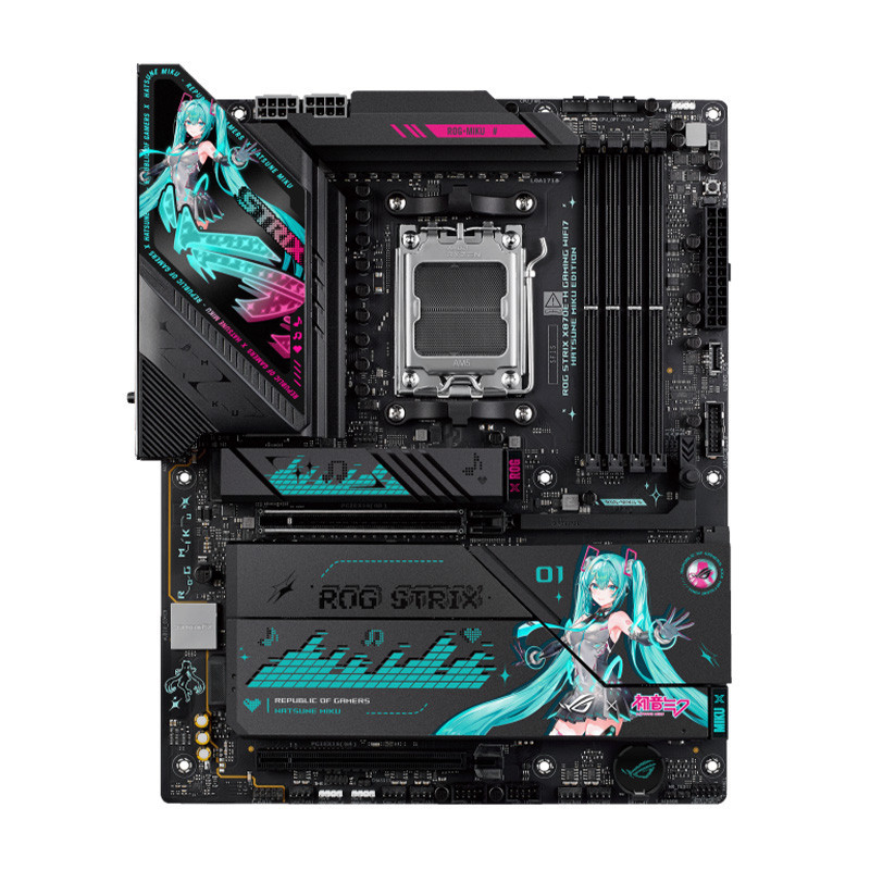 Mainboard ASUS ROG STRIX X870E-H GAMING WIFI 7 Hatsune Miku Edition - Ảnh 7