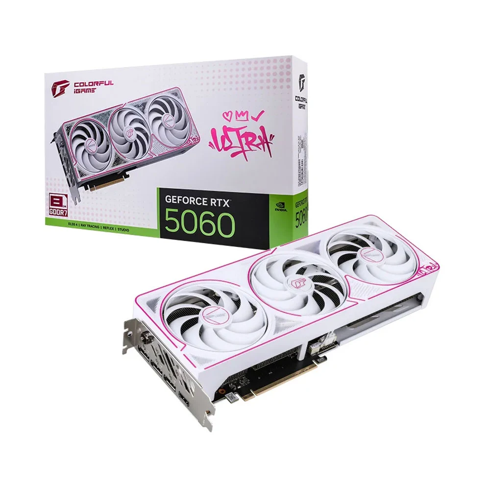 Card màn hình Colorful iGame GeForce RTX 5060 Ultra W OC Edition 8GB GDDR7