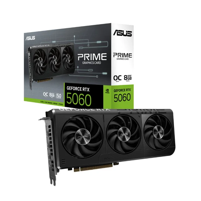 VGA ASUS PRIME RTX 5060 8GB GDDR7 OC (PRIME-RTX5060-O8G)