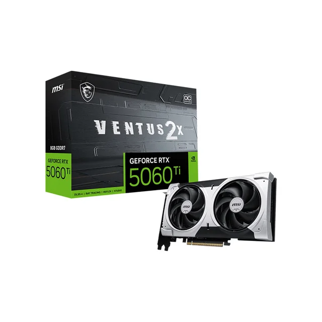 Card màn hình MSI RTX 5060 Ti 8GB VENTUS 2X OC PLUS