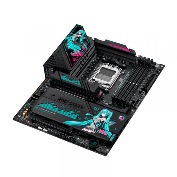 Mainboard ASUS ROG STRIX X870E-H GAMING WIFI 7 Hatsune Miku Edition - Ảnh 2