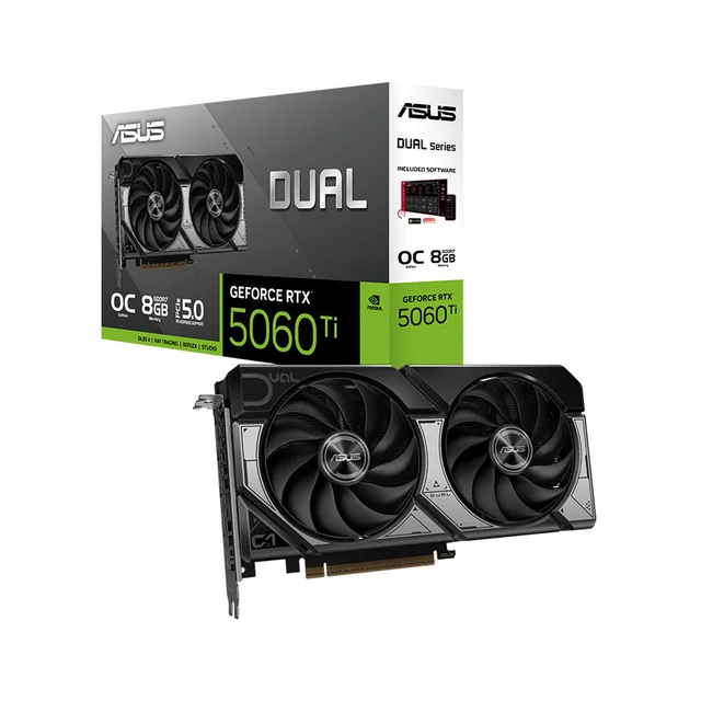 VGA ASUS Dual RTX 5060 Ti 8GB GDDR7 OC (DUAL-RTX5060TI-O8G)