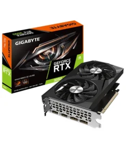 VGA Gigabyte RTX 3050 Windforce 6GB OC V2 (N3050WF2OC V2-6GD) (4 cổng xuất hình 2xHDMI và 2xDP)