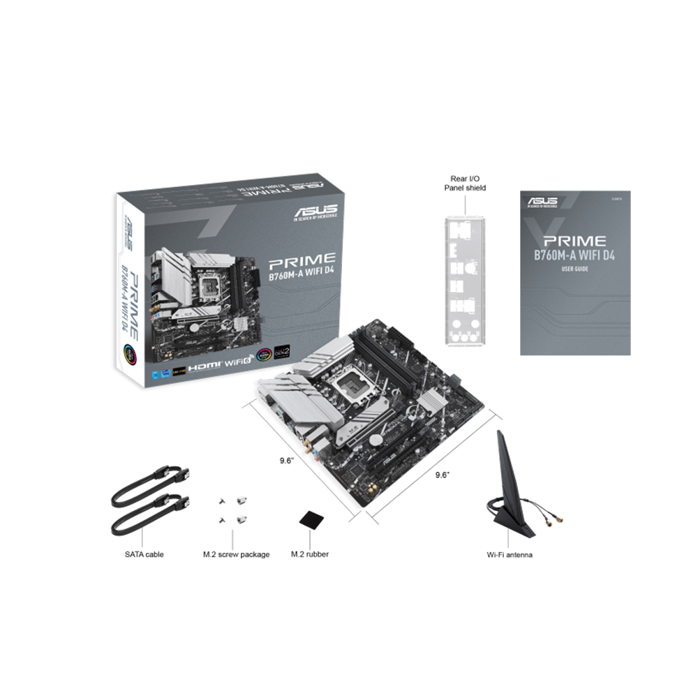 Mainboard ASUS PRIME B760M-A WIFI D4 CSM DDR4 (Bluetooth) - Ảnh 4