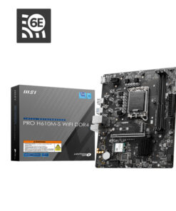 Mainboard MSI PRO H610M-S WIFI DDR4 (Intel H610/ Socket 1700/ M-ATX/ 2 khe ram)