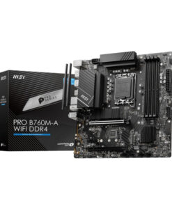 Mainboard MSI PRO B760M-A WIFI DDR4 (Intel B760/ Socket 1700/ M-ATX/ 4 khe ram/ DDR4/ 2.5 Gigabit LAN)