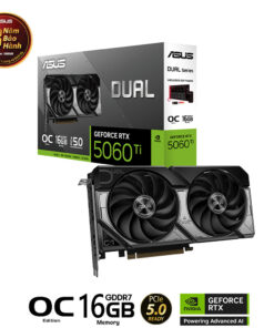 VGA ASUS Dual RTX 5060 Ti 16GB GDDR7 OC (DUAL-RTX5060TI-O16G)