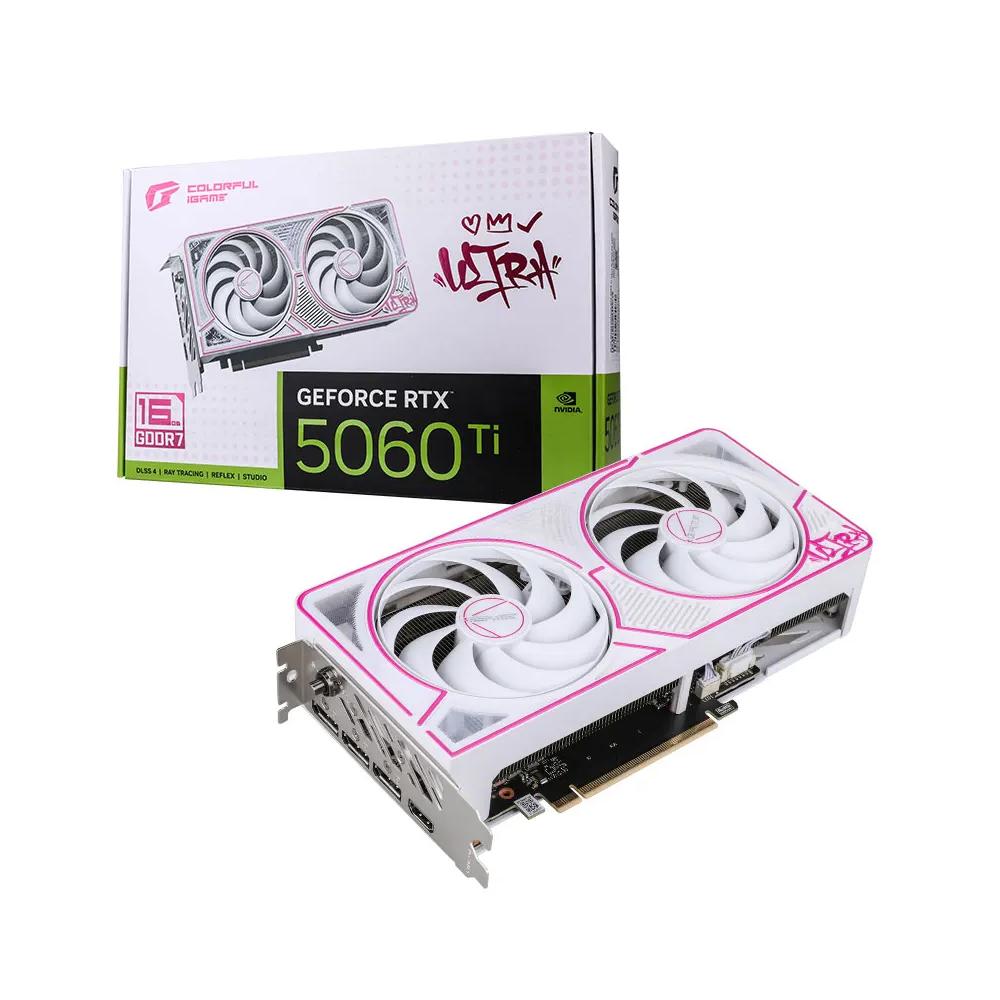 VGA COLORFUL GEFORCE RTX 5060 Ti ULTRA W DUO OC 16GB-V (GDDR7, 128-bit, HDMI +DP, 1x8-pin)