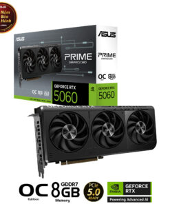 VGA ASUS PRIME RTX 5060 8GB GDDR7 OC (PRIME-RTX5060-O8G)