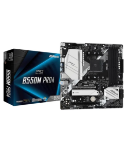 Mainboard ASROCK B550M PRO4 (AMD B550, Socket AM4, m-ATX, 4 khe RAM DDR4)
