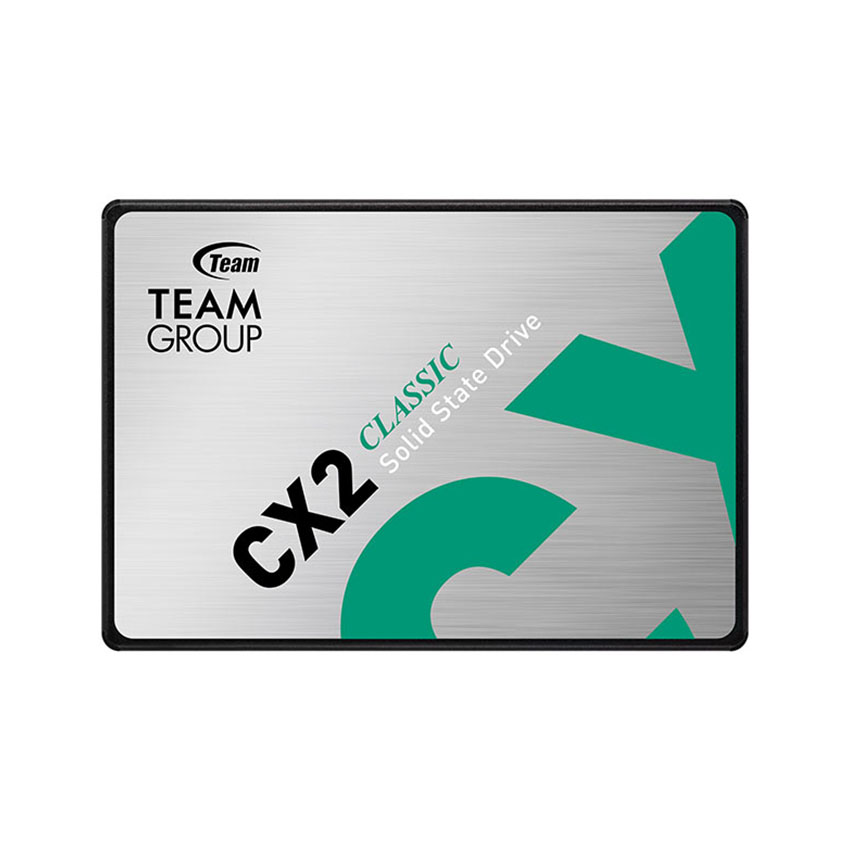Ổ Cứng SSD TeamGroup CX2 256GB 2.5 inch SATA III (Đọc 520MB/s - Ghi 430MB/s) - (T253X6256G0C101)