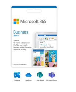 Phần mềm Office Microsoft 365 Business Basic (No Team) (1 User/ 12 tháng)