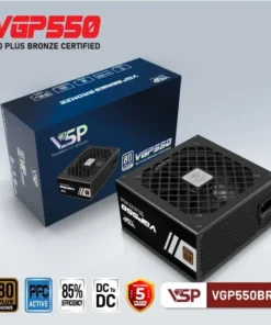 Bộ Nguồn Máy Tính VSP VGP550BRN (550W / 80 Plus Bronze / Full Range / DC to DC)