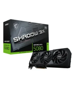 VGA MSI GEFORCE RTX 5080 16G SHADOW 3X OC (GDDR7, 256-bit, HDMI+DP, 1x16-pin)