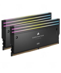 Ram Desktop Corsair DOMINATOR TITANIUM RGB Black (CMP64GX5M2B6000C30) 64GB (2x32GB) DDR5 6000MHz
