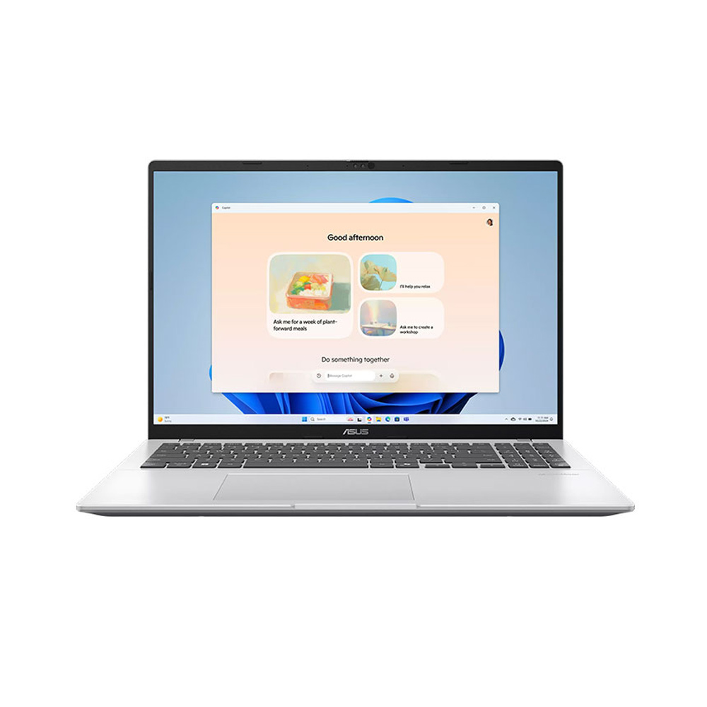 Laptop ASUS Vivobook 16 X1607CA-MB990W (Intel Core Ultra 7 255H | Intel Graphics | 16.0-inch WUXGA | 16GB | 512GB | Windows 11 Home SL | Bạc)