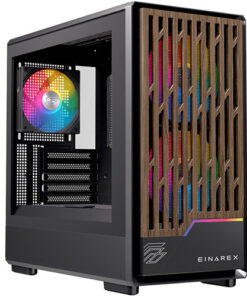 Vỏ Case EINAREX PM400 Core Black (mATX/0 fan)