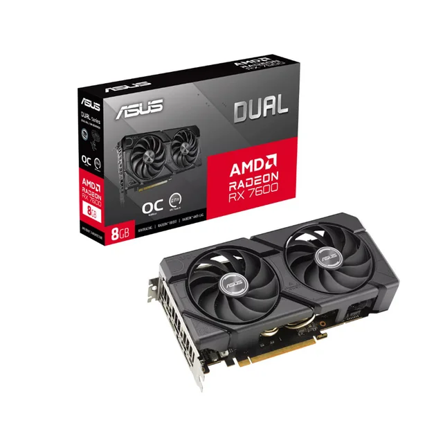 Card đồ họa Asus Dual RX 7600 EVO OC Edition 8GB GDDR6