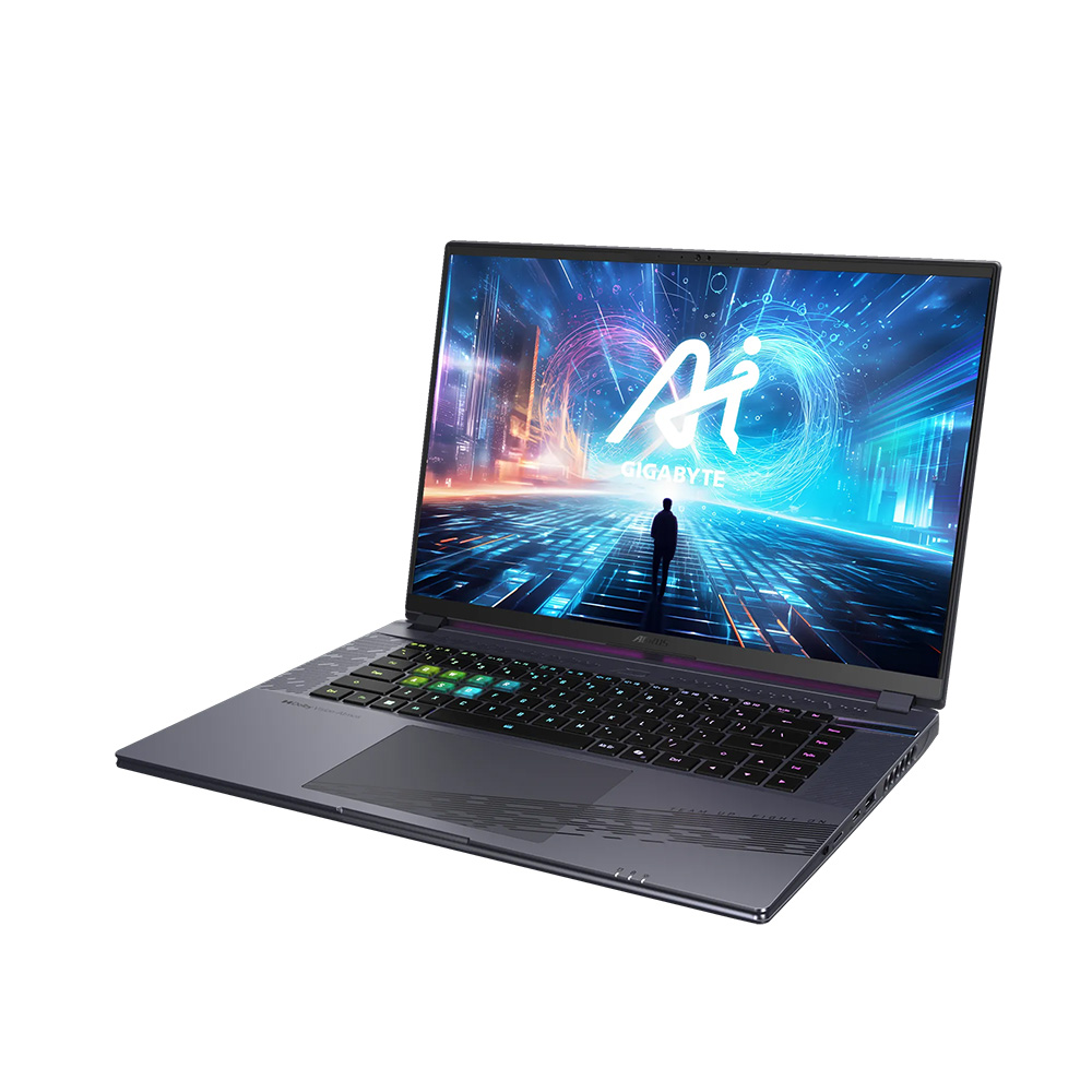 Laptop Gigabyte AORUS 16X ASG-53VNC54SH (Intel Core i7-14650HX | RTX 4070 8GB | 16 inch WQXGA 165Hz | 16GB | 1TB | Win 11 | Xám) - Ảnh 2