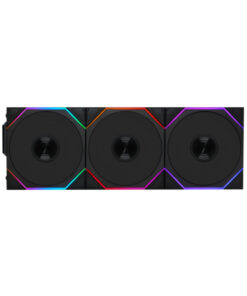Quạt tản nhiệt máy tính Lian Li TL LCD Reverse Wireless 120-3 Black - 12RTLLCD1W3B