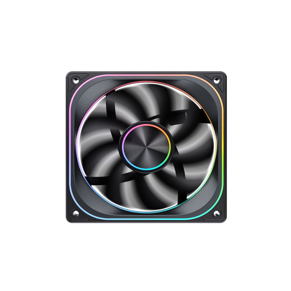 Fan Case JONSBO ZA-120BR BLACK LED ARGB infinity REVERSE (Fan Ngược)