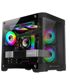 Vỏ case KENOO ESPORT MK400 - Đen (mATX / Mid Tower)