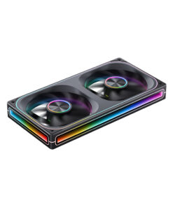 Fan Case JONSBO ZA-240B BLACK LED ARGB ( Fan Xuôi )