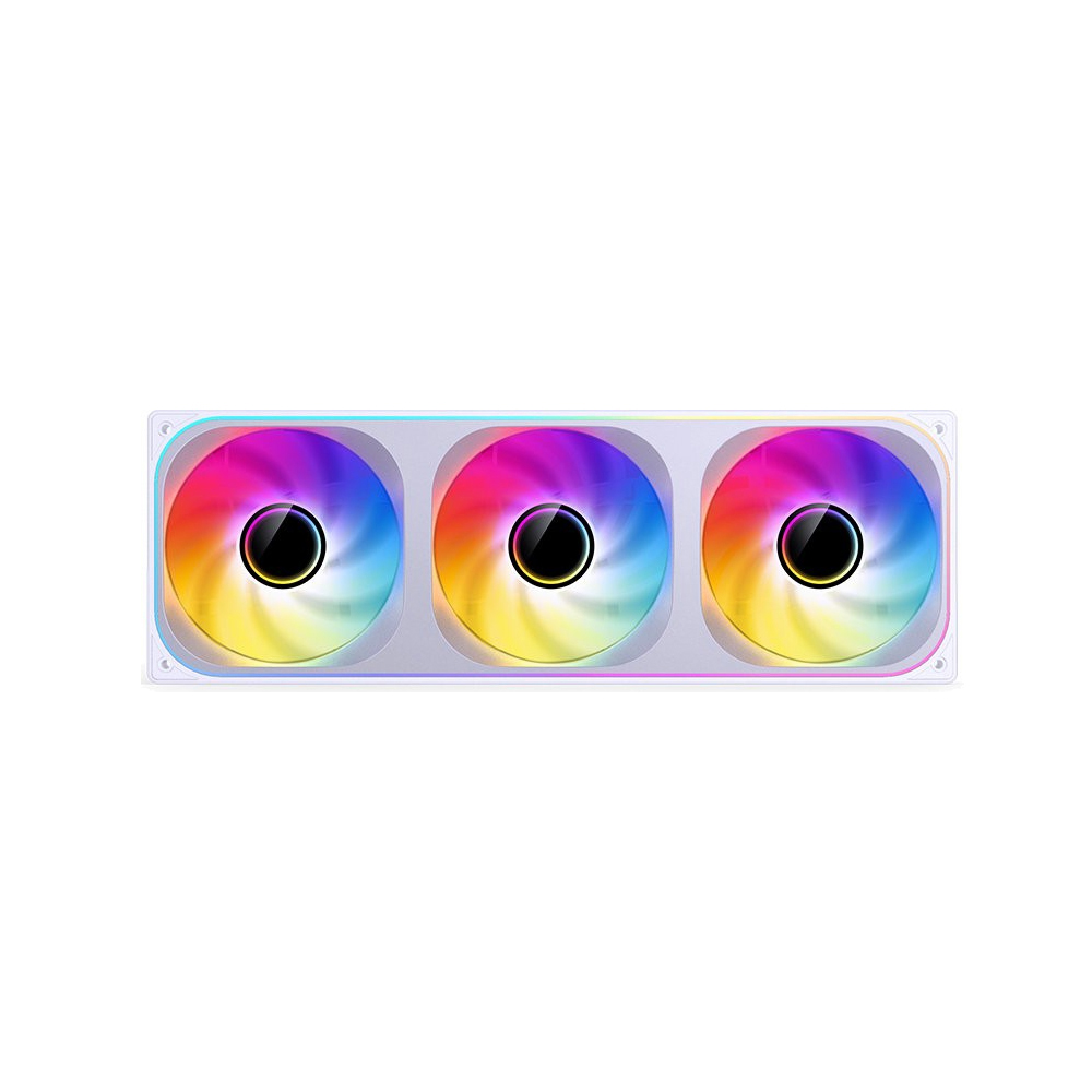 Fan case JONSBO ZB-360WR White LED ARGB REVERSE (FAN ngược)