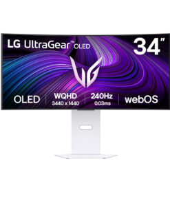 Màn Hình Thông Minh Gaming LG UltraGear 34GX90SA-W (34 inch - OLED - WQHD - 240Hz - 0.03ms - Cong - Speaker)