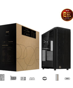 Vỏ Case Asus PROART PA401 WOOD TG PWM BLACK (ATX/Mid tower)