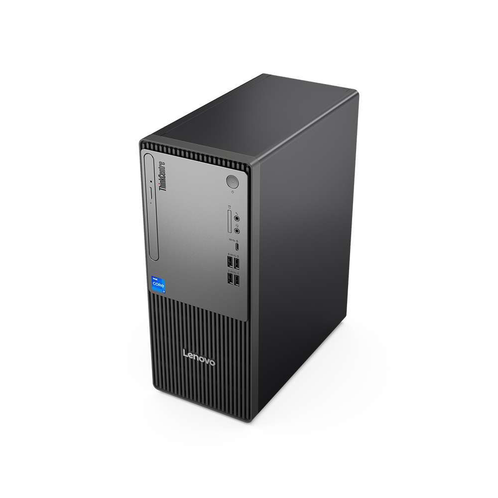Máy tính để bàn đồng bộ Lenovo ThinkCentre Neo 50T Gen 5 12UB0000VA (Intel Core i3-14100 | 8GB | 256GB | Intel UHD | WL/BT | KB/M | NoOS | 1Y Pre | Đen) - Ảnh 2