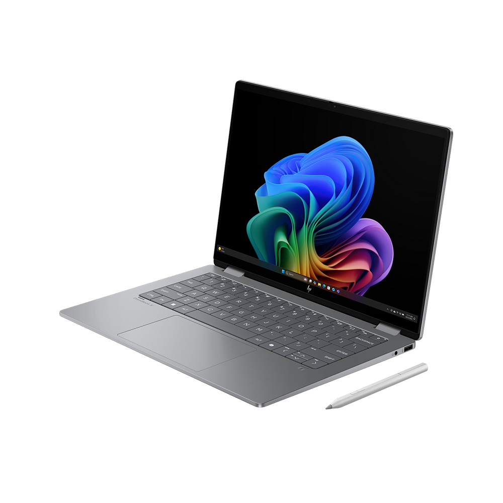 Laptop HP OmniBook X Flip 14-fk0082AU BZ7N8PA (AMD Ryzen™ AI 7 350 | AMD Radeon | 14 inch 2K Cảm ứng | 32GB | 1TB | Win 11 | Office | Bạc) - Ảnh 4