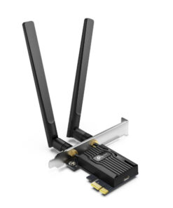 Cạc mạng không dây TP-Link PCI-E Archer TX55E (Chuẩn AX/ AX3000Mbps/ 2 Ăng-ten ngoài/ Bluetooth)