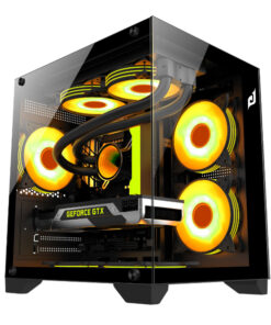 Vỏ Case EDRA ECS1503 Black (mATX/Màu Đen)