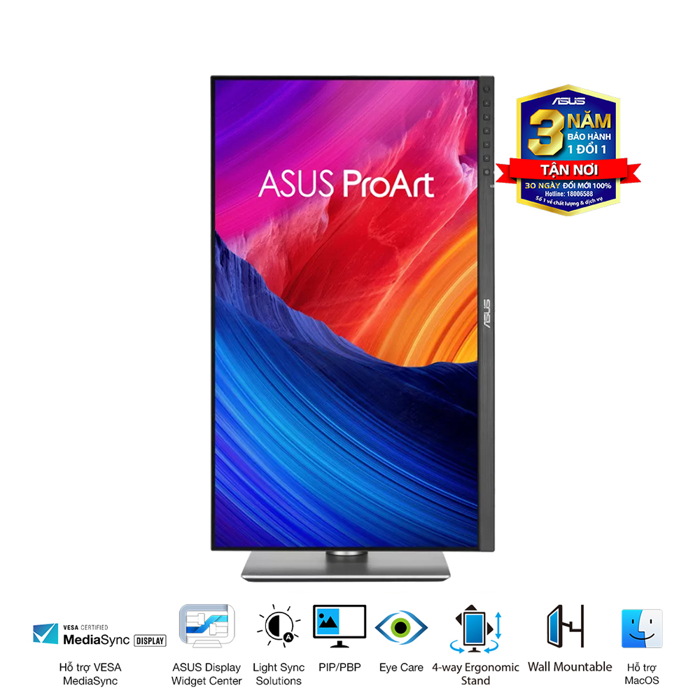 Màn Hình Đồ Họa ASUS ProArt PA278QGV (27 inch - IPS - 2K - 120Hz - 5ms - Speaker) - Ảnh 2