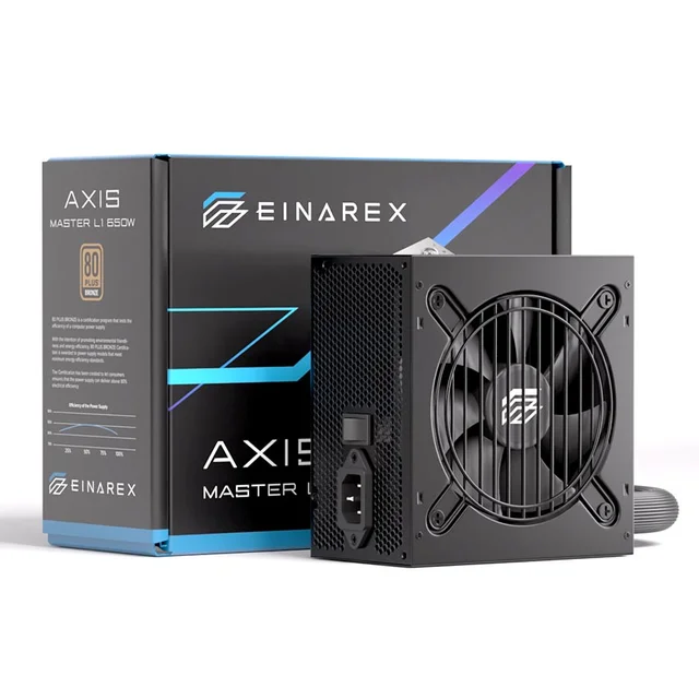 Nguồn máy tính EINAREX AXIS MASTER L1 650W (80 plus Bronze/Semi modular)
