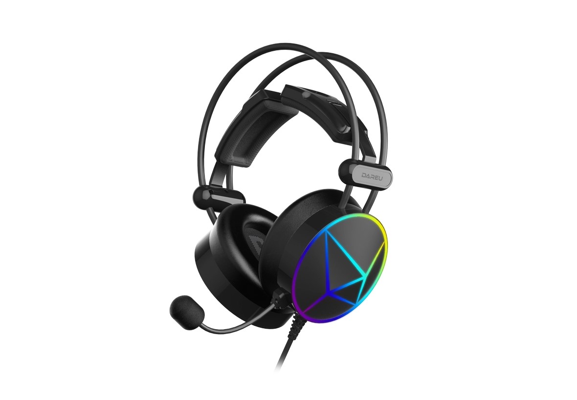Tai nghe DareU EH722X Pro 7.1 Black - Ảnh 2