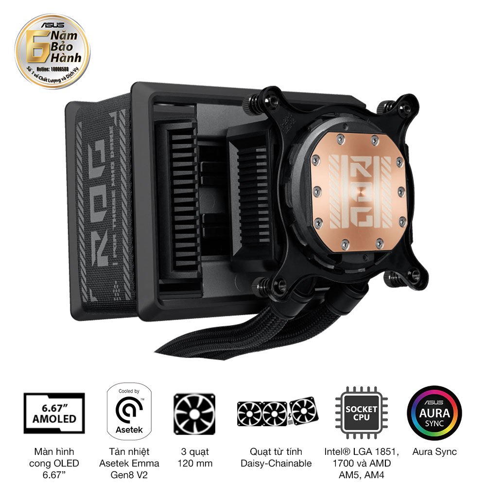 Tản nhiệt nước ASUS ROG Ryuo IV SLC 360 ARGB - Ảnh 3