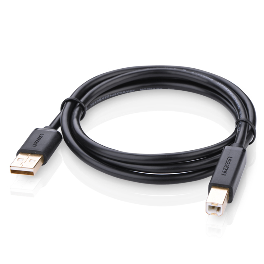 Dây USB máy in UGreen mạ vàng 1.5m 10350