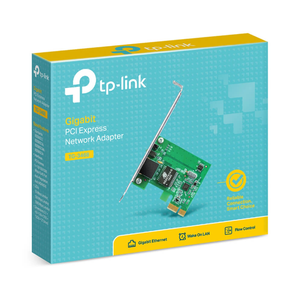 Cạc mạng có dây TP-Link PCI-E TG-3468 (10/100/1000Mbps/ 1 Cổng) - Ảnh 2