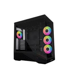 Vỏ case máy tính Lian Li V100 gồm 4 fan 120mm RGB Black - V100RX