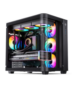 Vỏ case Jonsbo TK-3 Black (ATX,Mid Tower,Màu Đen,Kính Cong) Case Bể Cá