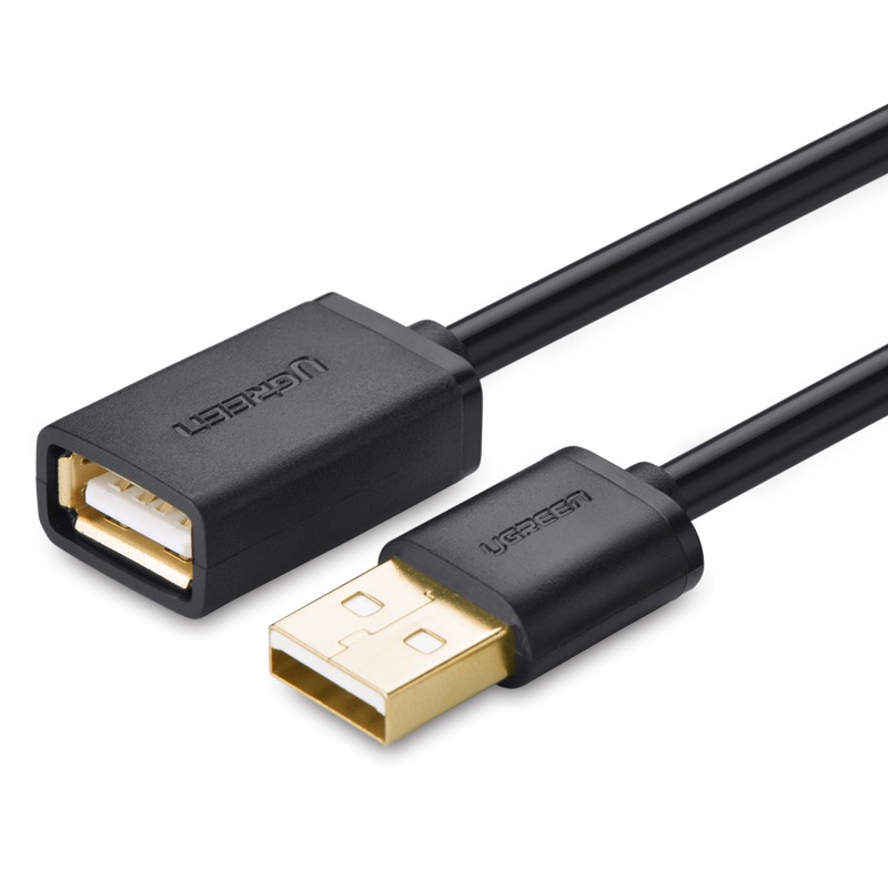 Cáp USB nối dài 2.0 dài 3m mạ vàng chính hãng Ugreen UG-10317 cao cấp