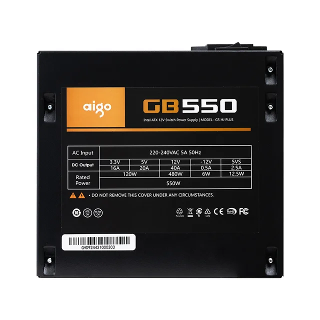 Nguồn máy tính AIGO GB550 - 550W (80 Plus Bronze/Màu Đen) - Ảnh 4