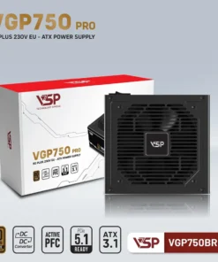 Bộ Nguồn Máy Tính VSP VGP750BRU PRO (750W / 80 Plus Bronze 230V EU / ATX 3.1 / PCIe 5.1)