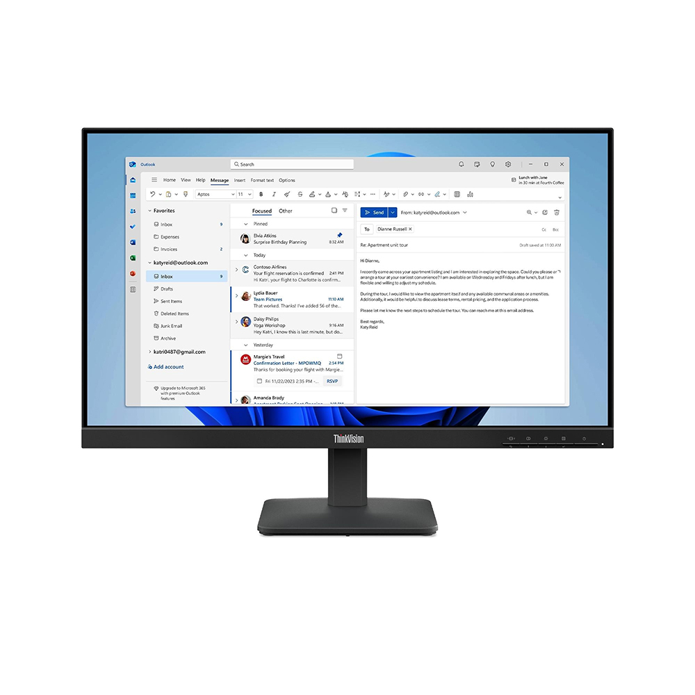 Màn hình Lenovo ThinkVision S24-4e 64B5KAR1VN (23.8Inch/ Full HD/ 4ms/ 100HZ/ 250cd/m2/ IPS)