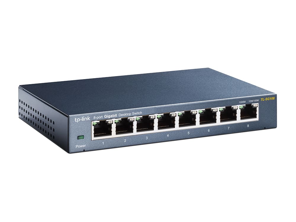 Switch TP-Link TL-SG108 (Gigabit 1000Mbps/ 8 Cổng/ Vỏ Thép) - Ảnh 3