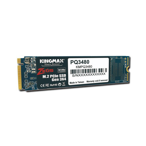 Ổ cứng SSD KINGMAX Zeus PQ3480 512GB LITE NVMe M.2 2280 PCIe Gen 3.0 x4