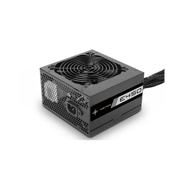 Nguồn máy tính KENOO ESPORT E450 450w ( Fan 12cm/ Cáp Dẹt/ Màu Đen)